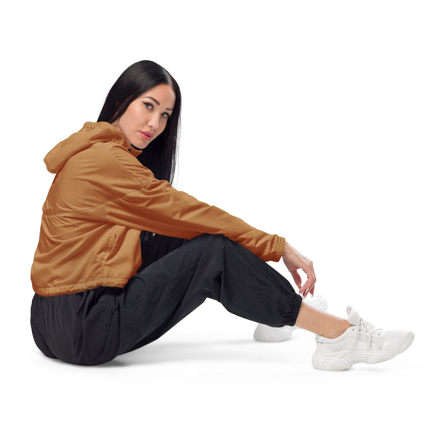 cropped windbreaker Nude