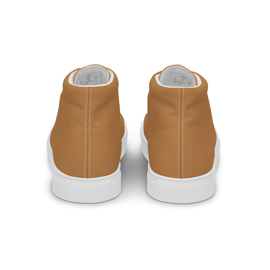 Men’s high top canvas shoes Nude