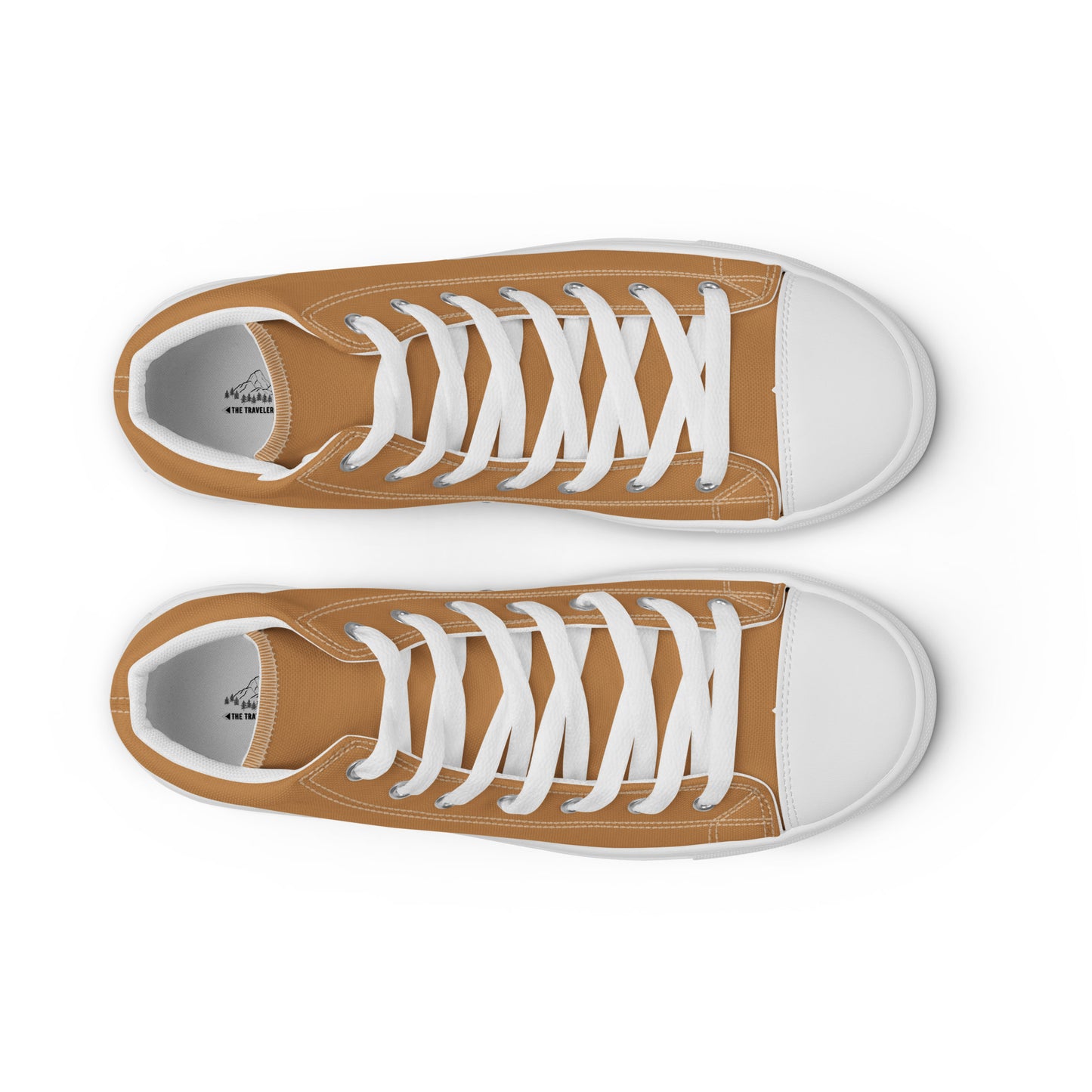 Men’s high top canvas shoes Nude