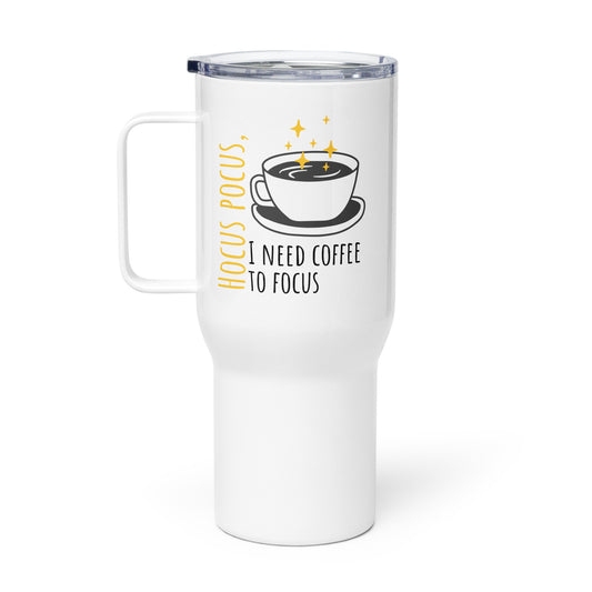 Hocus Pocus Travel mug with a handle